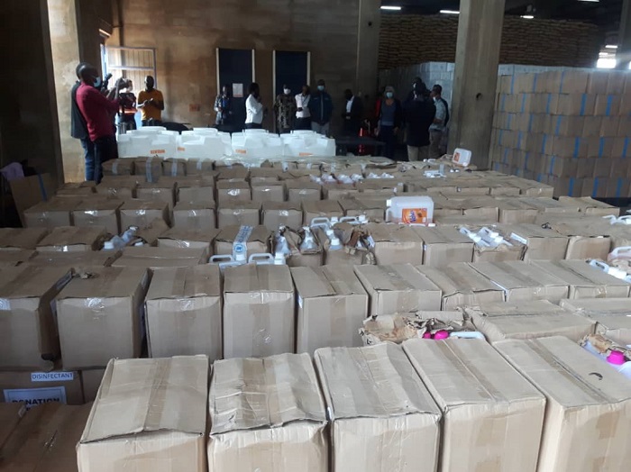 Ububiko bwa PAM ku Kicukiro ni bwo bwakiriye ibyo bikoresho