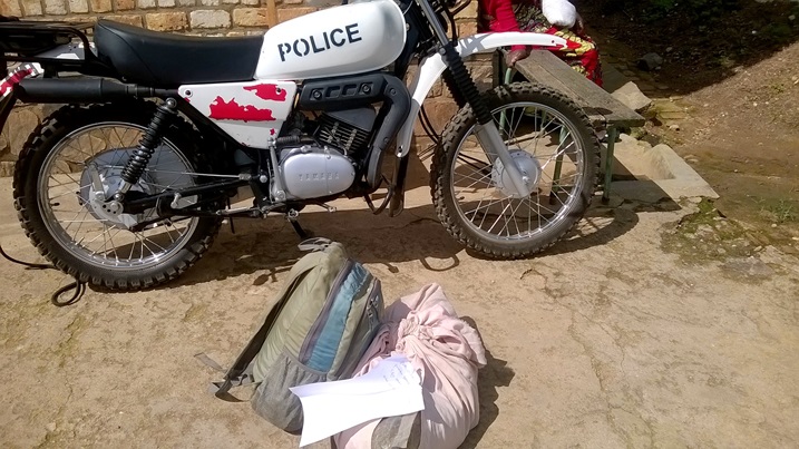 Ibiro bitanu by'uburmogi Bamurange Alphonsine yafatanywe.