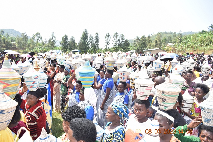 Ibirori byo kwizihiza umunsi w'umugore mu Karere ka Gicumbi byari bibereye amaso