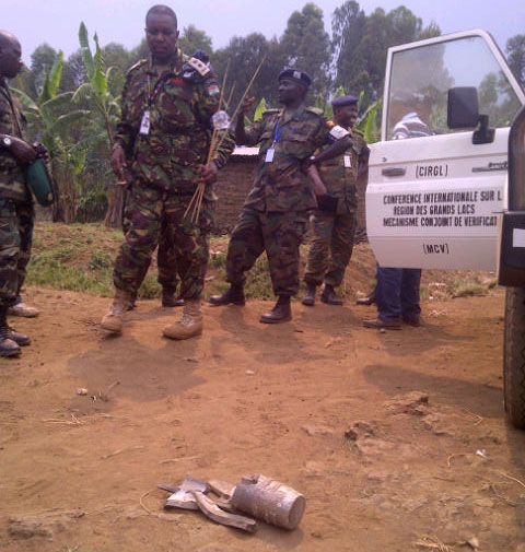 Itsinda EJVM ryageze aho ibisasu byaguye mu Rwanda.