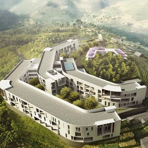 Igishushanyo mbonera kigaragaza uko ibyo bitaro bizaba bimeze