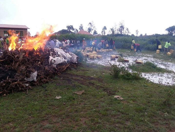 Ibiti by'imishikiri byafashwe bigiye kugurishwa.