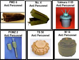 Bimwe mu bisasu bikunze gutoragurwa hirya no hino mu gihugu.