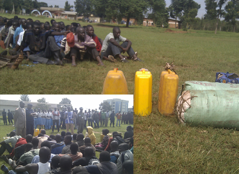 Ibiyobyabwenge byafatiwe mu mukwabu i Rwamagana hamwe n'abafashwe batagita ibyangombwa.