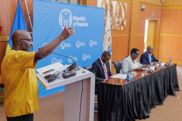 Umuvugizi wa Leta wungirije, Alain Mukuralinda na we iyitabiriye iki kiganiro