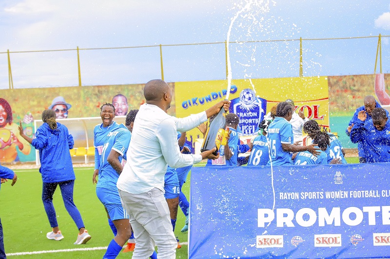 Ibyishimo byari byinshi ku bakinnyi ba Rayon Sports WFC no ku bakunzi bayo