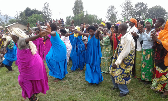 Ibyishimo byari byinshi bagaragaza ko biteguye gutora "Yego".