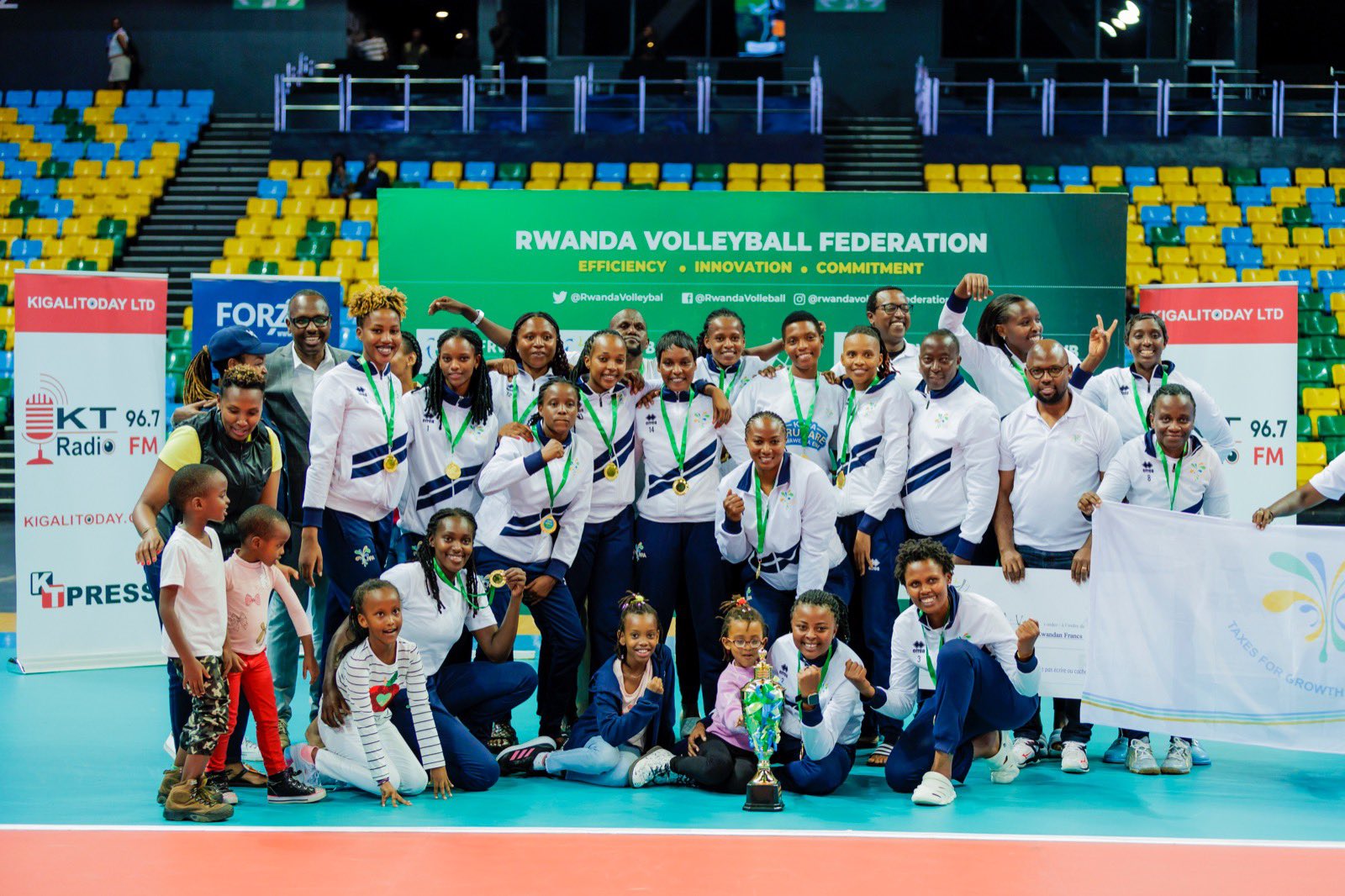 Ibyishimo byari byose ku ikipe ya Rwanda Revenue Authority