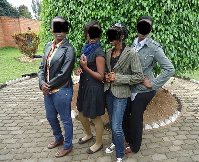 Aba bakobwa bafashwe bagiye kujyanwa gucuruzwa mu Bushinwa banyuze muri Uganda. (Photo Imvaho)