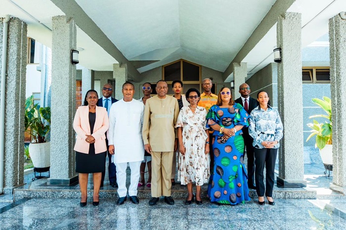 Bamwe mu badepite bo mu Rwanda bari kumwe n