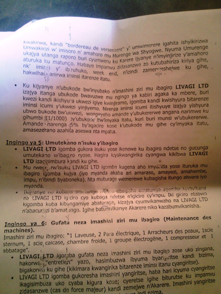 Ingingo ya 5 y'amabwiriza agena ibihumbi 7500 by'umusoro ku nka imwe ibazwe ivuga ko abacuruza inyama bashobora kumvikana ku biciro.