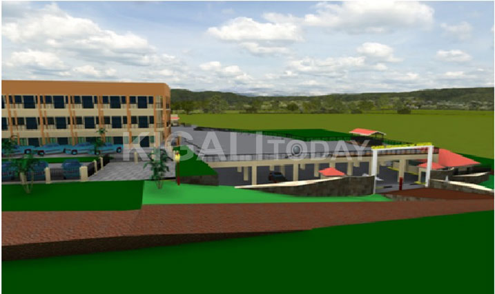 Igishushanyo mbonera cya gare ya Kibeho.