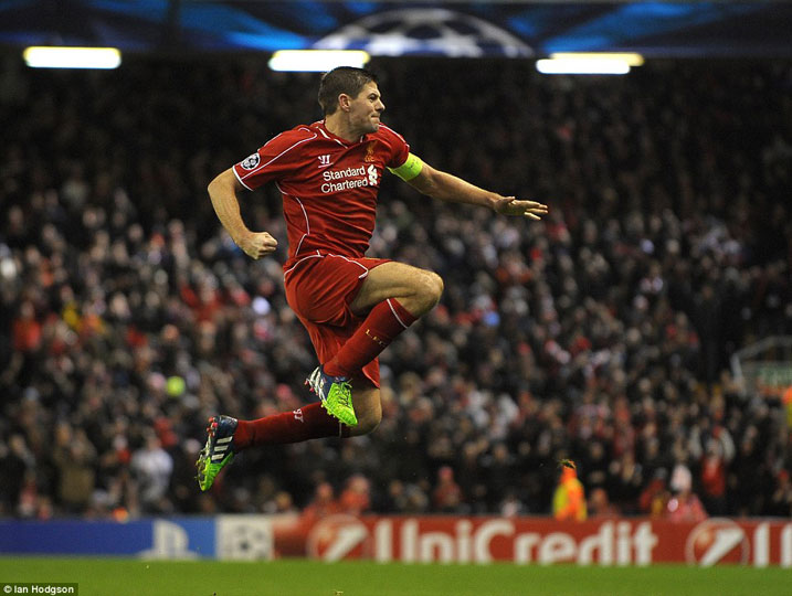 Igitego cya Gerard nticyabujije ikipe ya Liverpool gusezererwa.