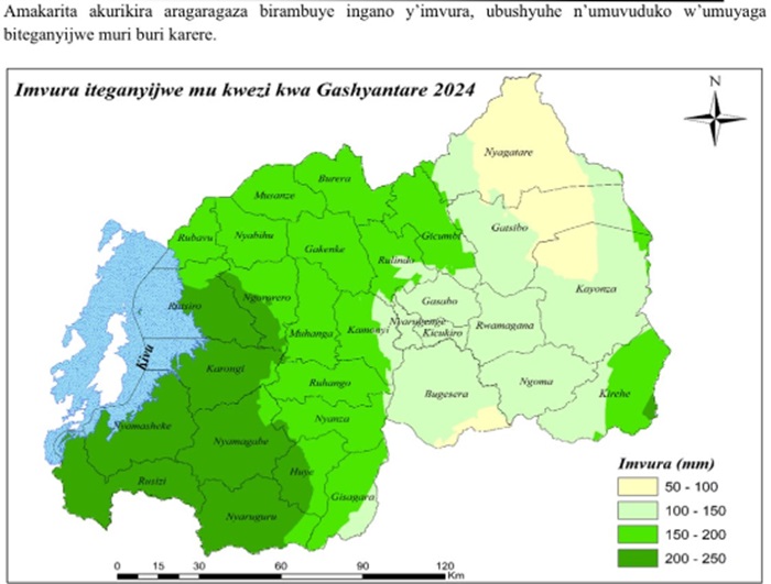 Ikarita igaragaza ingano y'Umuyaga