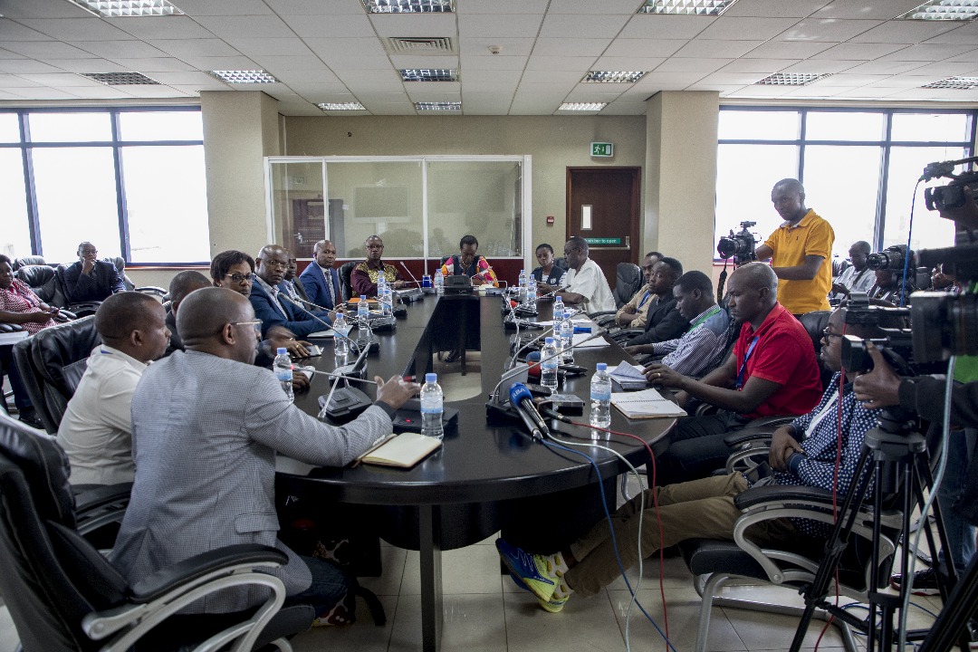 Ikiganiro cyitabiriwe n'abanyamakuru na bamwe mu bakozi ba Minisiteri y'Ubuzima