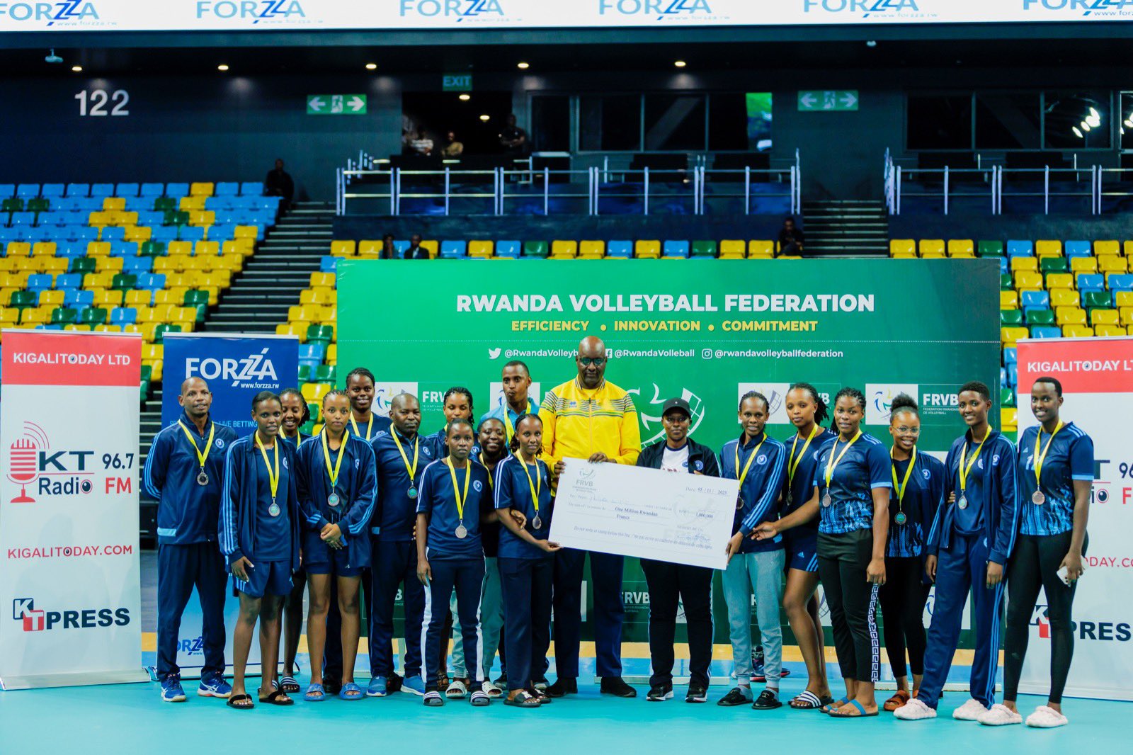 Ikipe ya Police VC y'abagore yegukanye umwanya wa 3