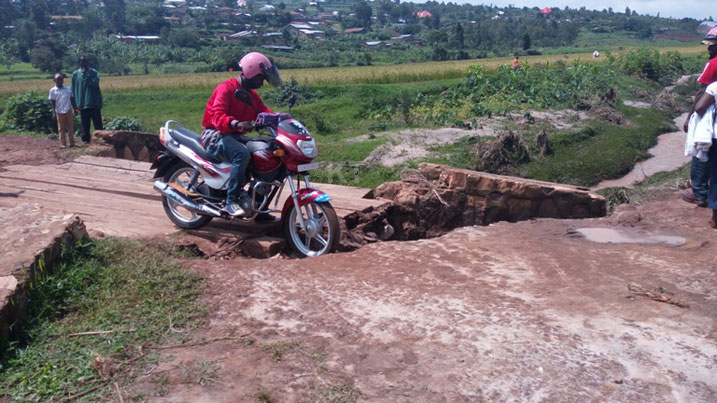 Iki kijya ahitwa i Kabuga muri Huye na cyo cyacitse.