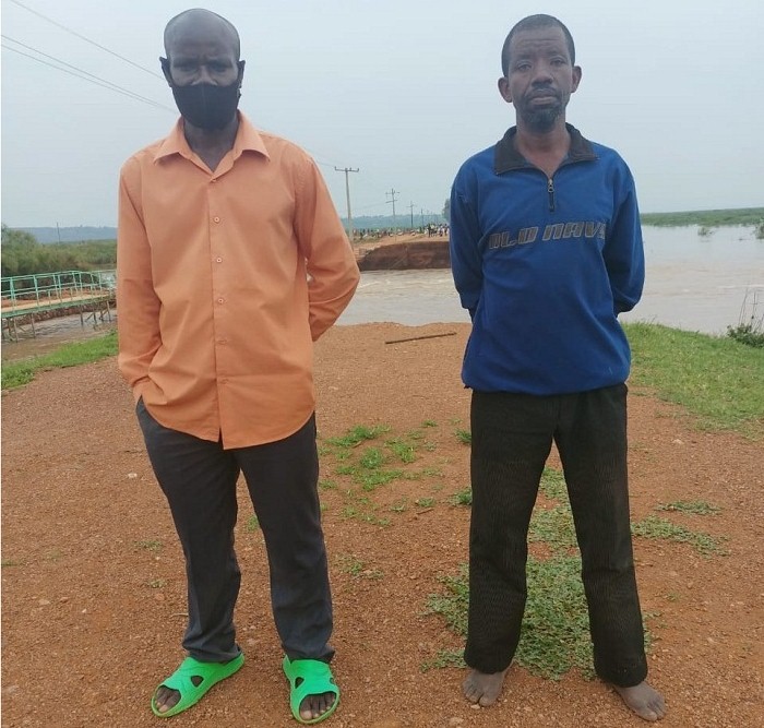 Valens Munyeshyaka na Lucien Rwagasore barokotse iyo mpanuka