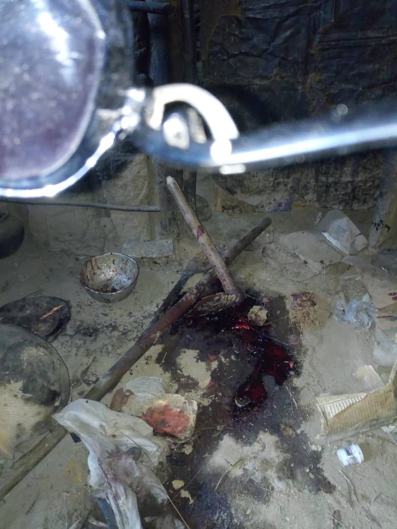 Imbere y'icyumba cye aho bamutsinze