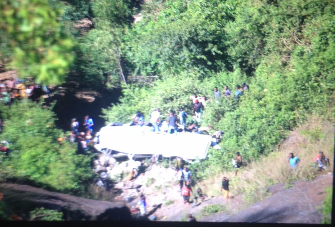 Imodoka yaguye mu Kabande ka shyorongi