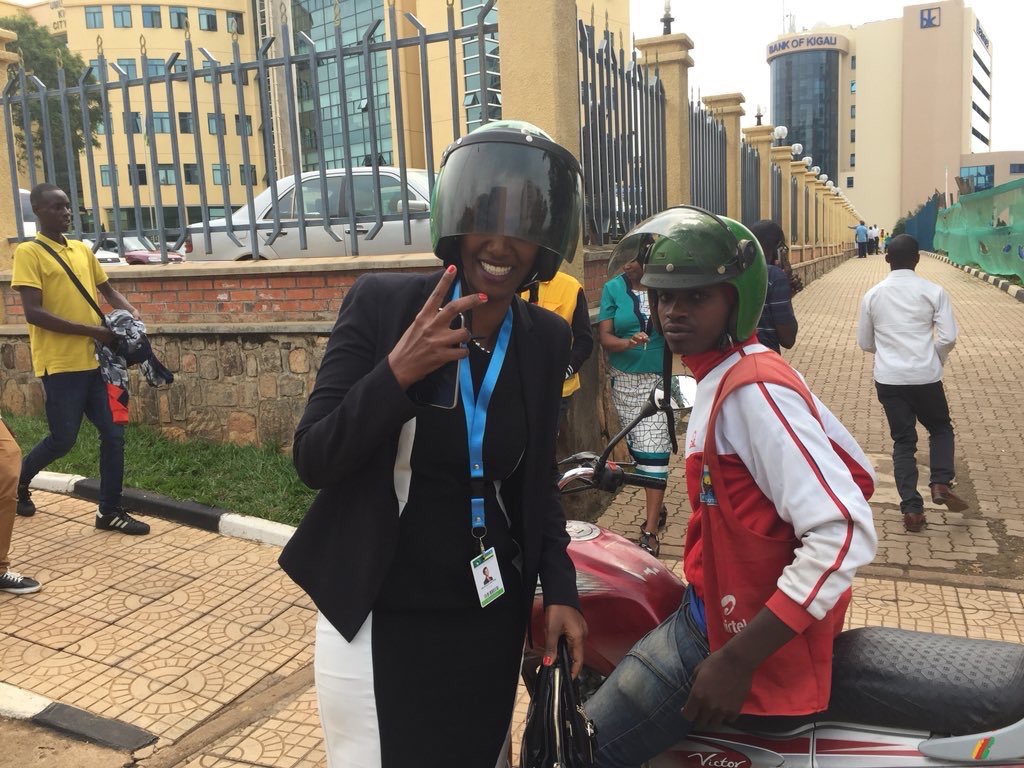 Patience Mutesi nawe yateze moto