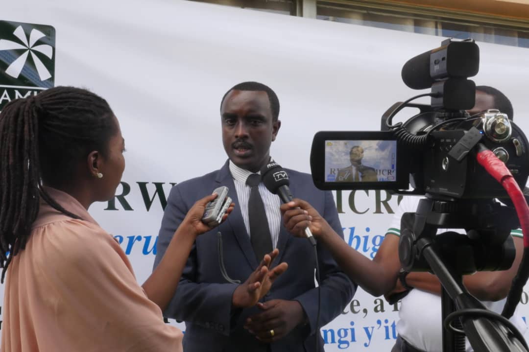 Aimable Nkuranga mu kiganiro n'abanyamakuru