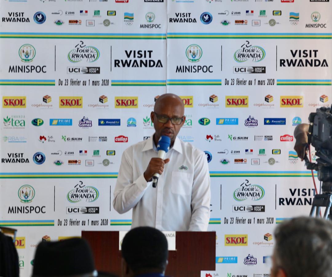 Aimable Bayingana Perezida wa Ferwacy avuga ko imyiteguro ya Tour du Rwanda kugeza ubu iri kugenda neza