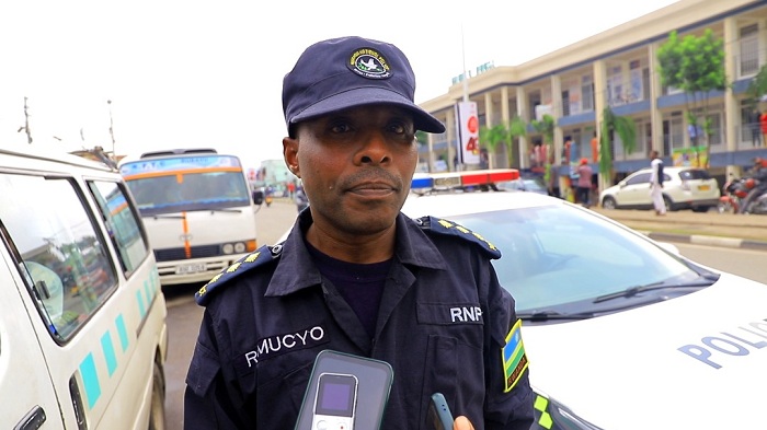 Umuvugizi wa Police mu Ntara y'Iburengerazuba, CIP Mucyo Rukundo 