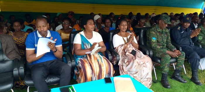 Abayobozi batandukanye bitabiriye umunsi w'abagore