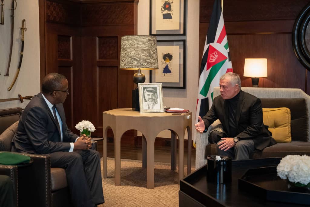 Minisitiri Dr Biruta yakiriwe n'Umwami wa Yorudaniya