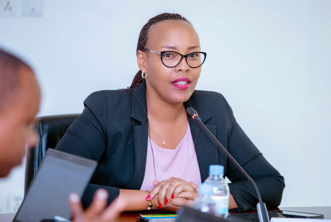 Minisitiri wa Siporo Munyangaju Aurore Mimosa 