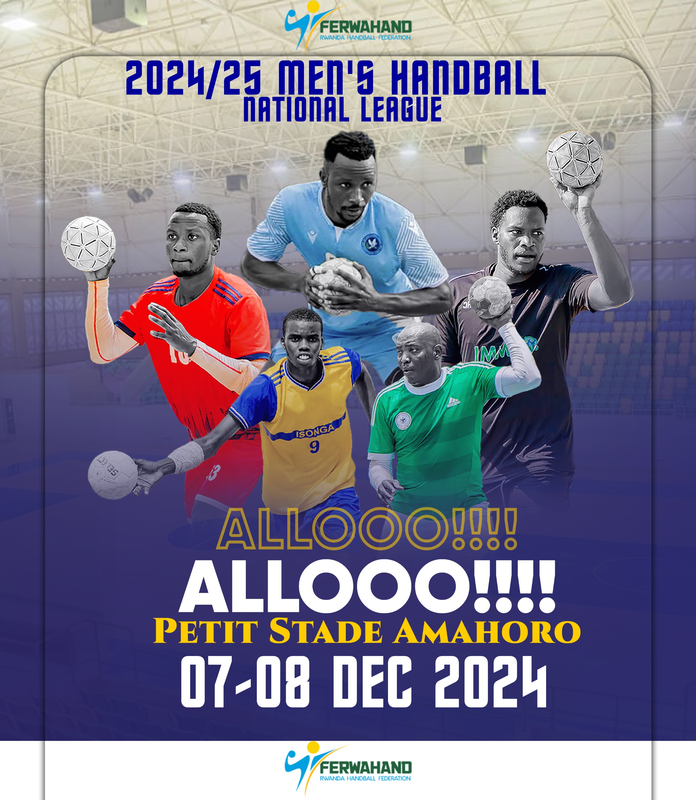 Shampiyona ya Handball bwa mbere igiye gukinirwa muri Stade Amahoro