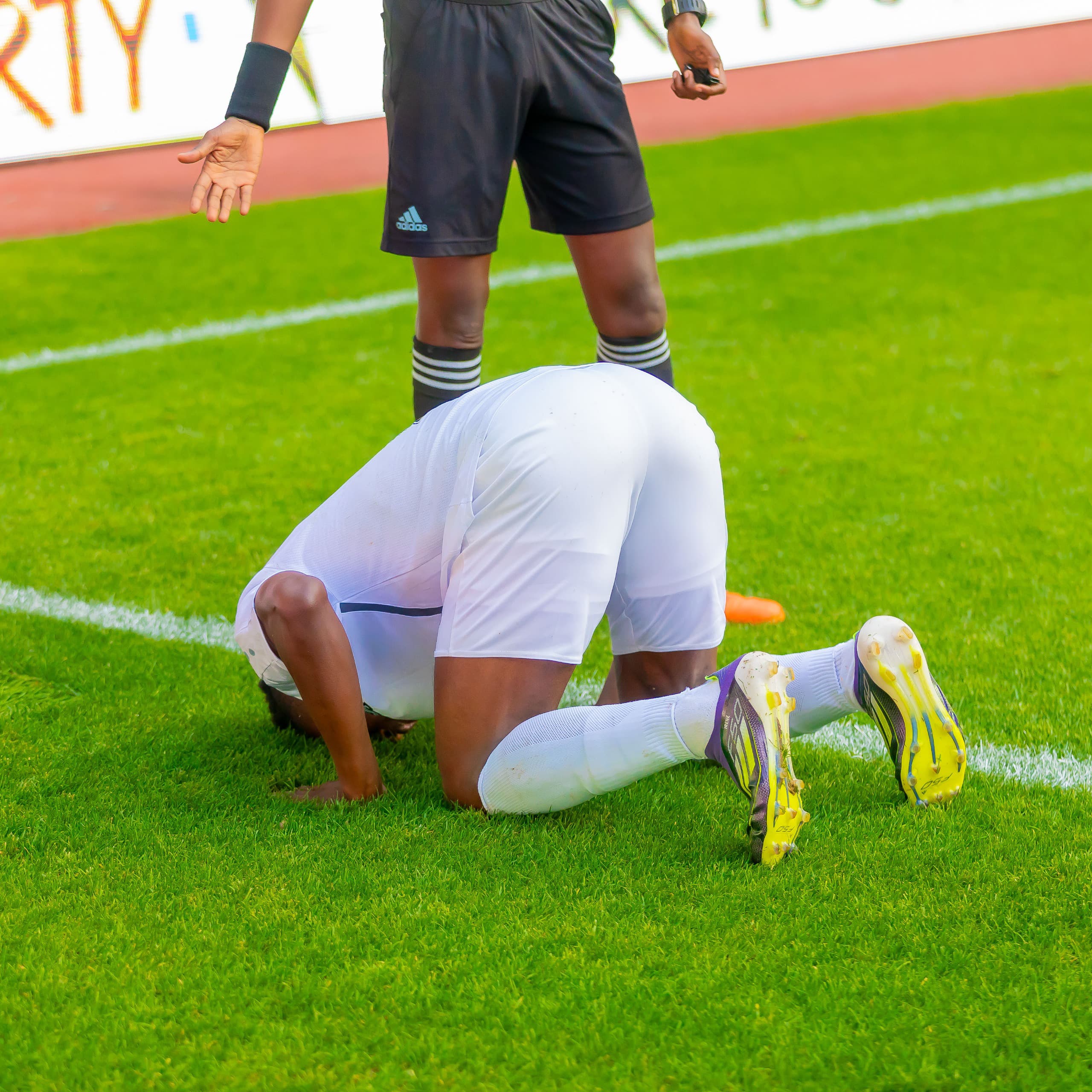 Djibril Ouattara yishimira igitego 