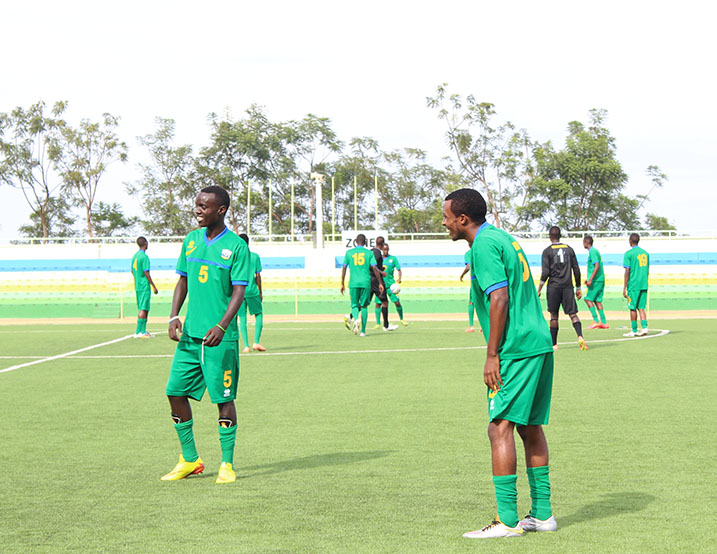 Ikipe ikomeje imyitozo kuri Stade ya Kigali ahazabera umukino