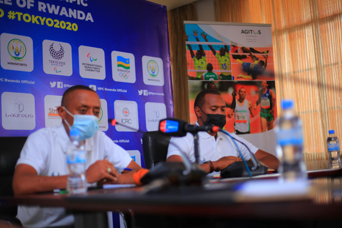 Eric Karasira uzaba uyoboye delegasiyo y'u Rwanda, na Perezida wa NPC-Rwanda Murema Jean Baptiste basobanuye aho imyiteguro igeze