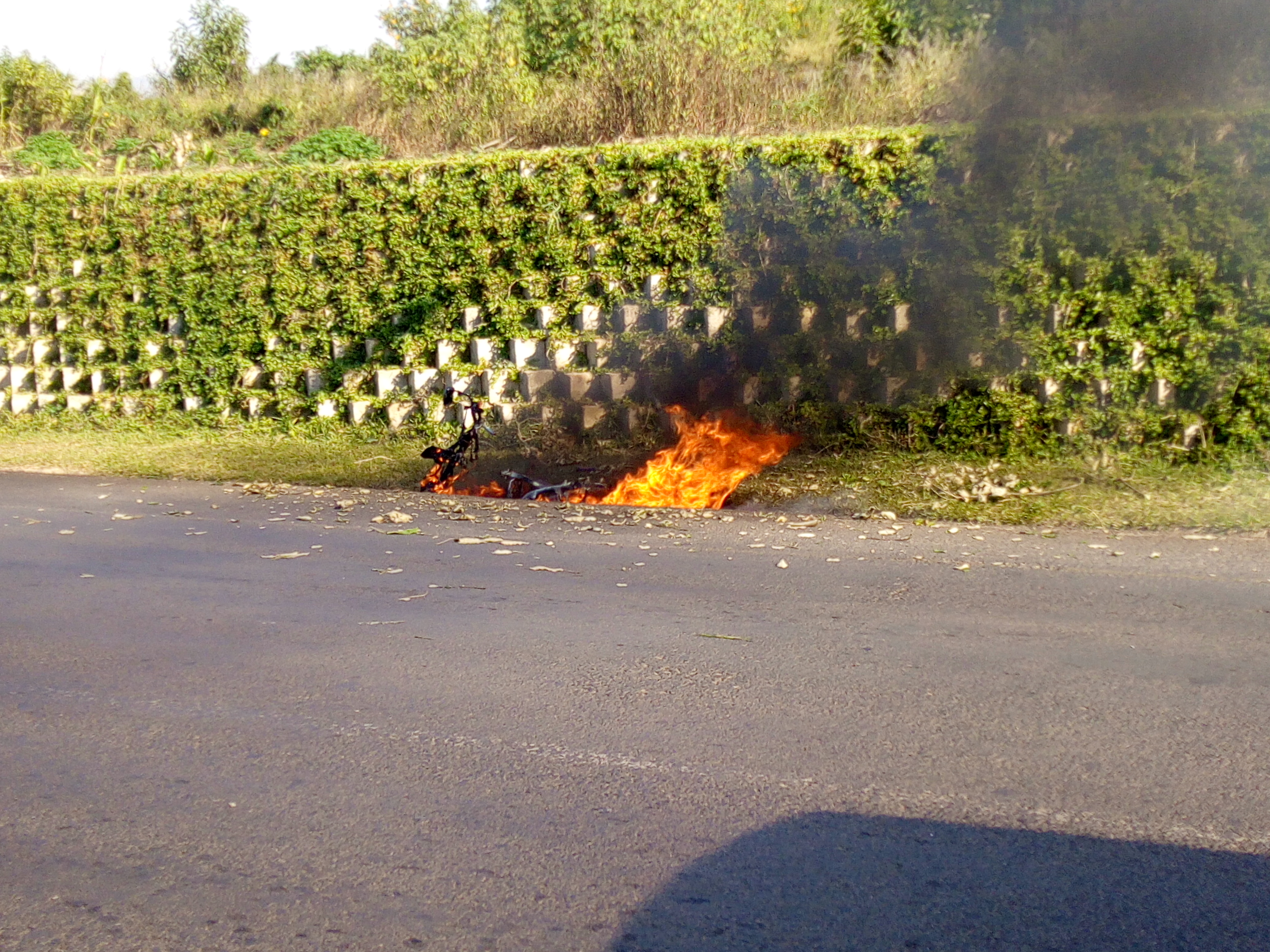 Iyi moto yari mu muhanda uva Nyarutarama, ugana Kinamba