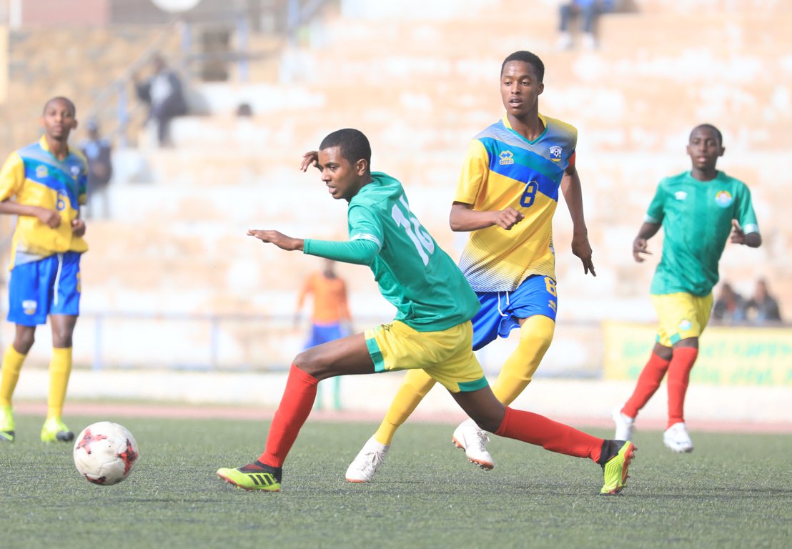 Kapiteni w'Amavubi u-15 Hoziyana Kennedy watsindiye u Rwanda igitego cya gatatu