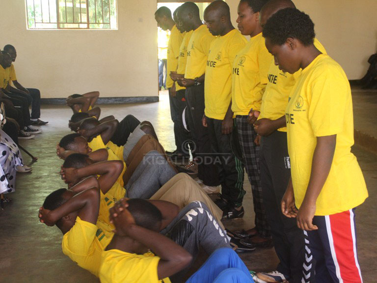 Batojwe ibintu bitandukanye birimo n'imyitozo ngororamubiri 