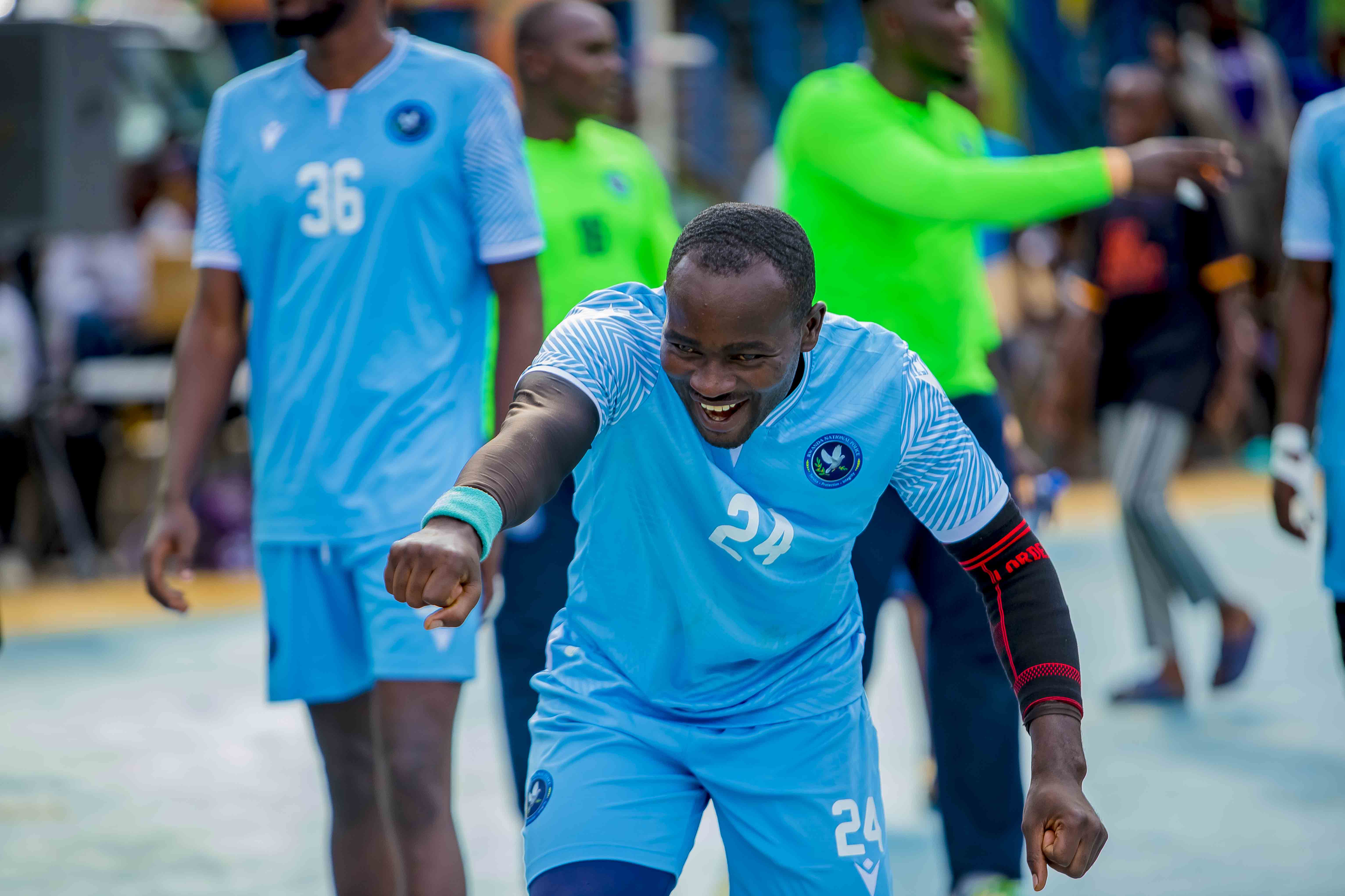 Byari ibyishimo ku bakinnyi ba Police HC