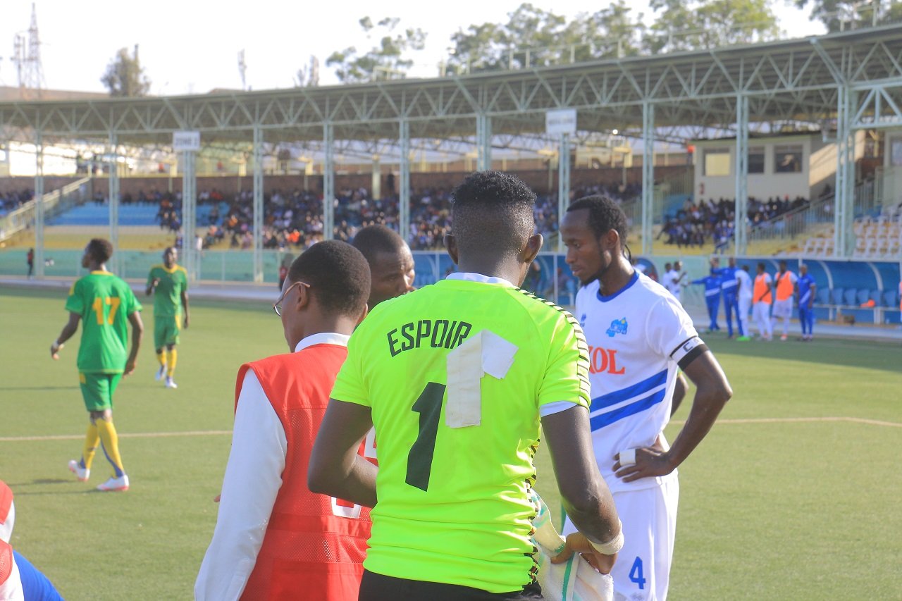 Umunyezamu wa Gicumbi we yari yiyambariye umwenda wa ESPOIR