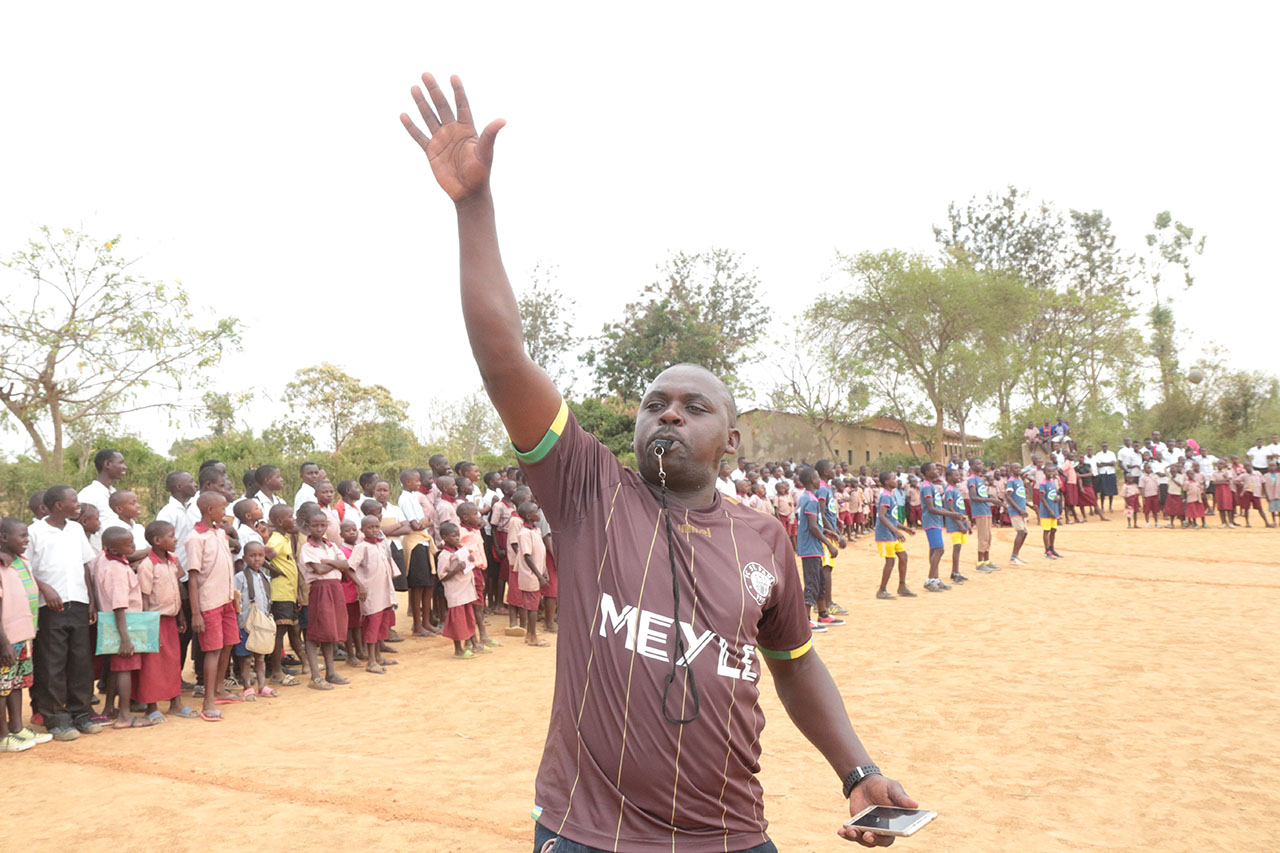 Anaclet Bagirishya ukuriye urwego rwa Tekiniki muri iyi kipe ya Gorillas Hc isanzwe inababa hafi, aha yari ayoboye imytozo y'aba bana kuri uyu wa Gatatu