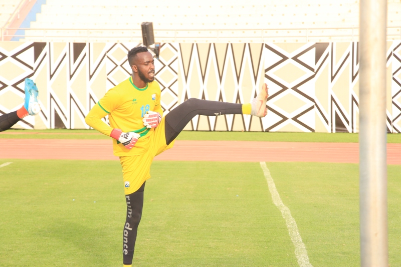 Umunyezamu Kimenyi Yves umaze iminsi ari we munyezamu wa mbere w'Amavubi