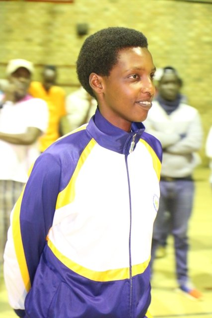 Kapiteni wa Ruhango VC, Umutesi Flora mbere yo gushyikirizwa igihembo