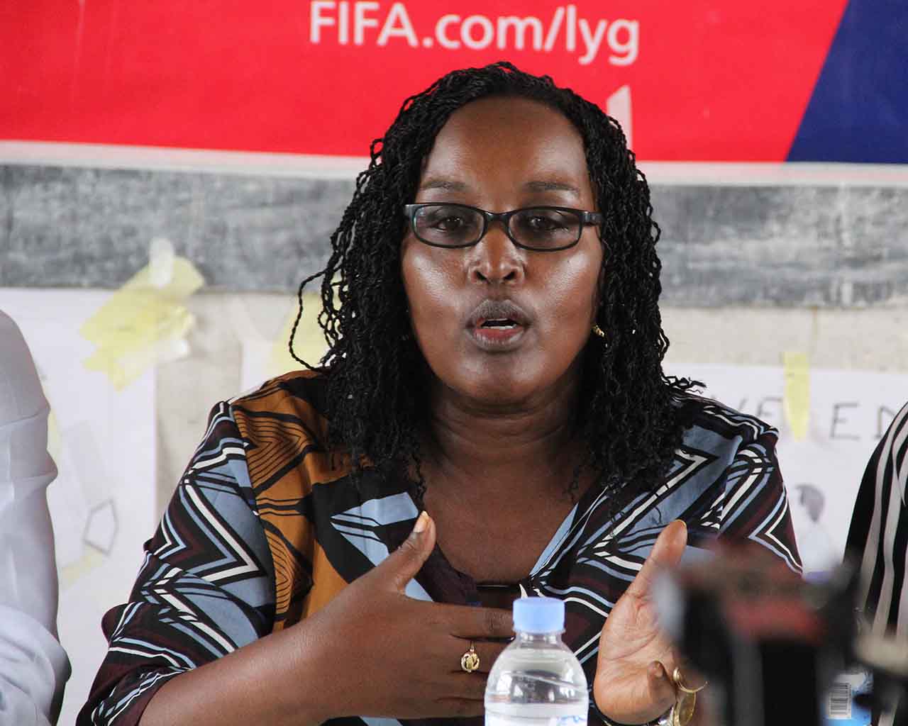 Madamu Rwemarika Felicite ukuriye Komisiyo y'umupira w'amaguru w'abagore muri Ferwafa