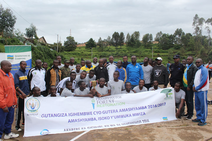 Iki gikombe cyari kinafite insanganyamatsiko igira iti "Ishyamba n'isoko y'umwuka mwiza"