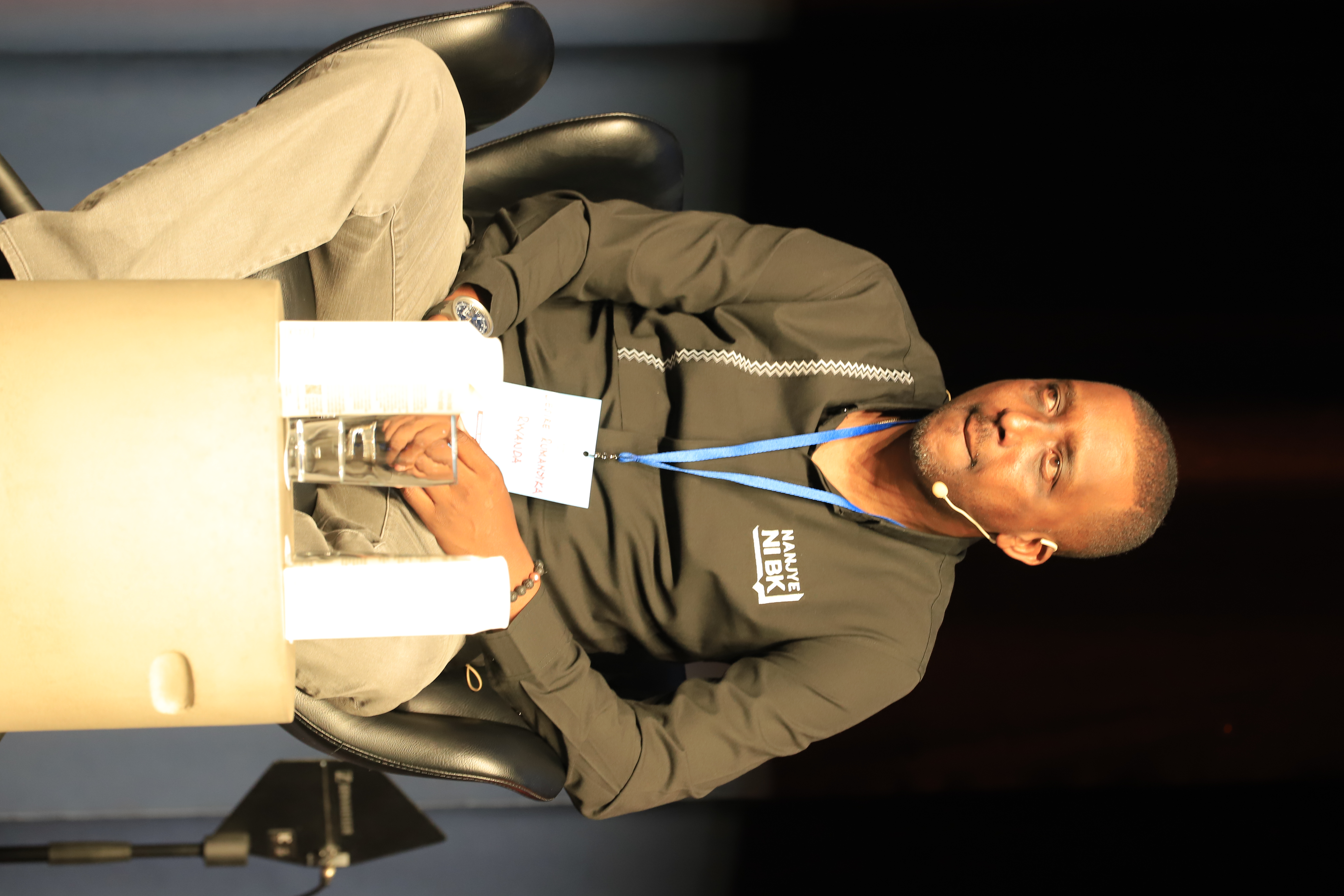 Desire Rumanyika, umuyobozi mukuru ushinzwe ikoranabuhanga n'abakiliya bakora ku giti cyabo muri BK