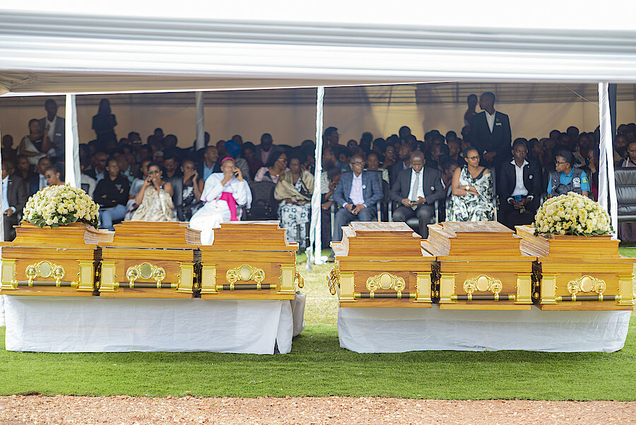 Mu rwibutso rwa Rusiga hari hasanzwe hashyinguwemo imibiri 6437, ku wa Gatandatu hongewemo imibiri 260