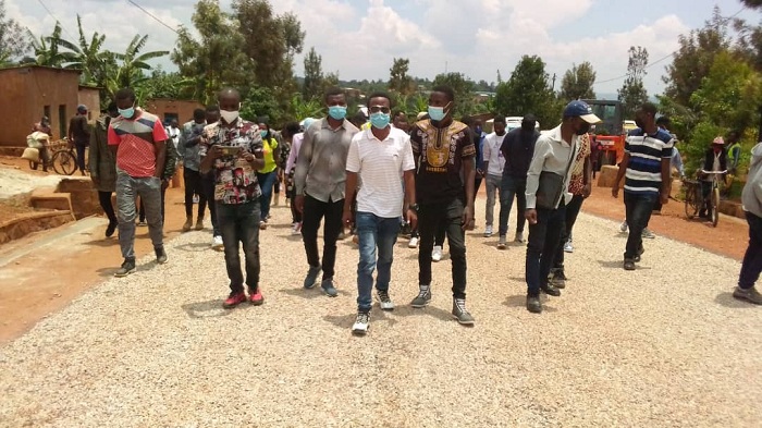Abiga muri IPRC-Kigali bagiye gusura imihanda ikorwa mu Karere ka Gatsibo