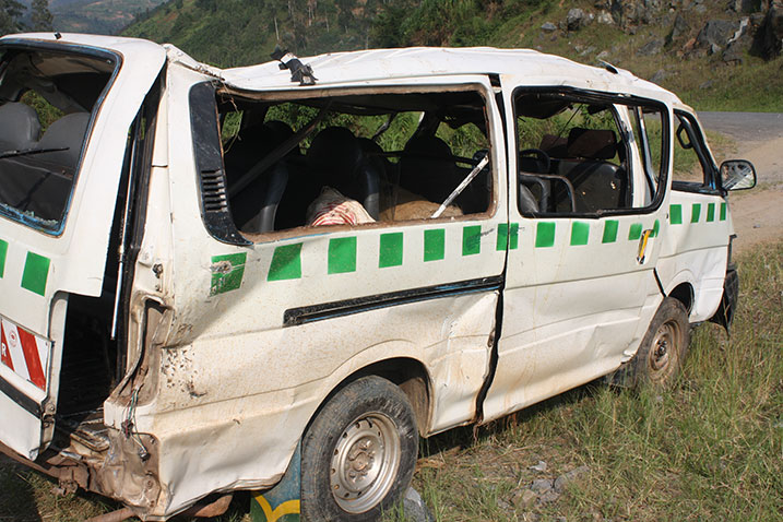 Imodoka yarangiritse.