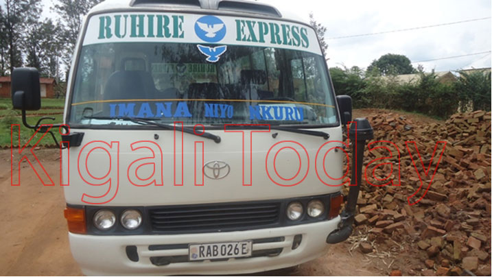 Ruhire Express yafatiwemo amashashi ya Zebra waragi nyirazo ntiyaboneka.